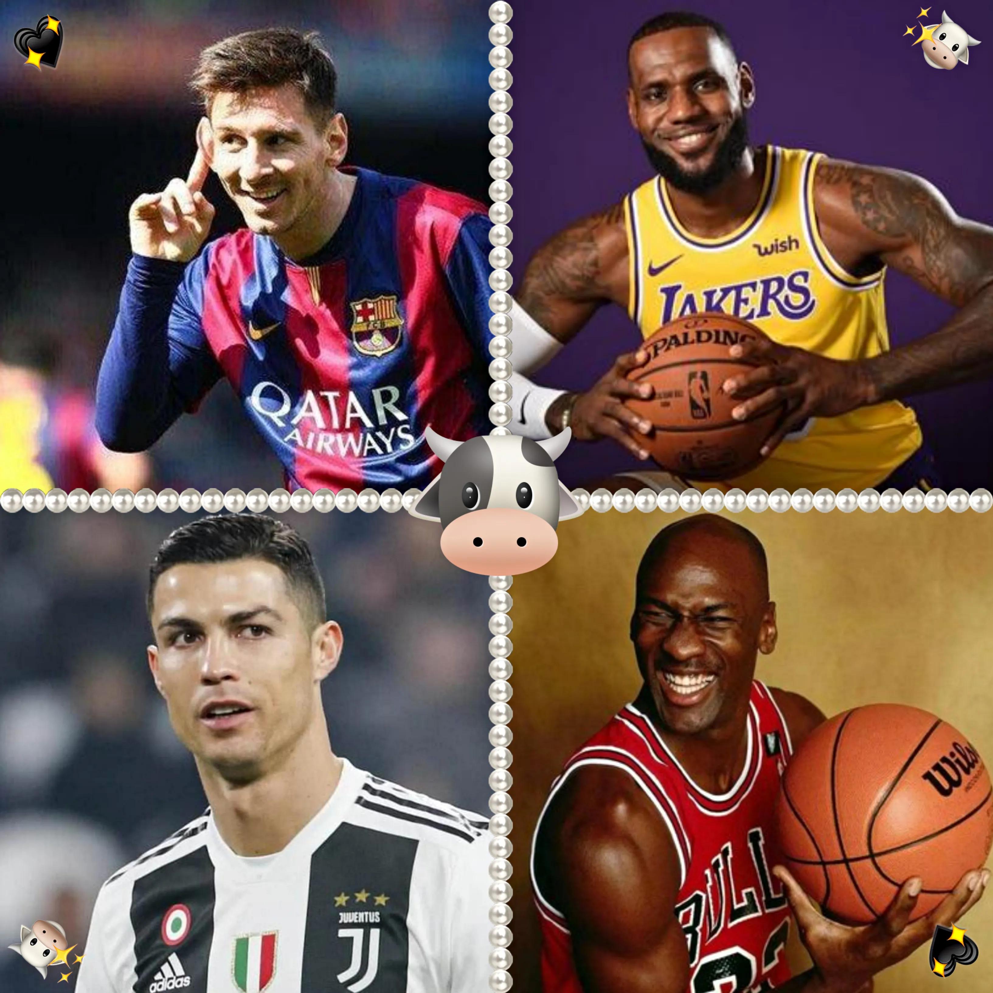 足坛c罗篮坛詹姆斯,乔丹詹姆斯足球