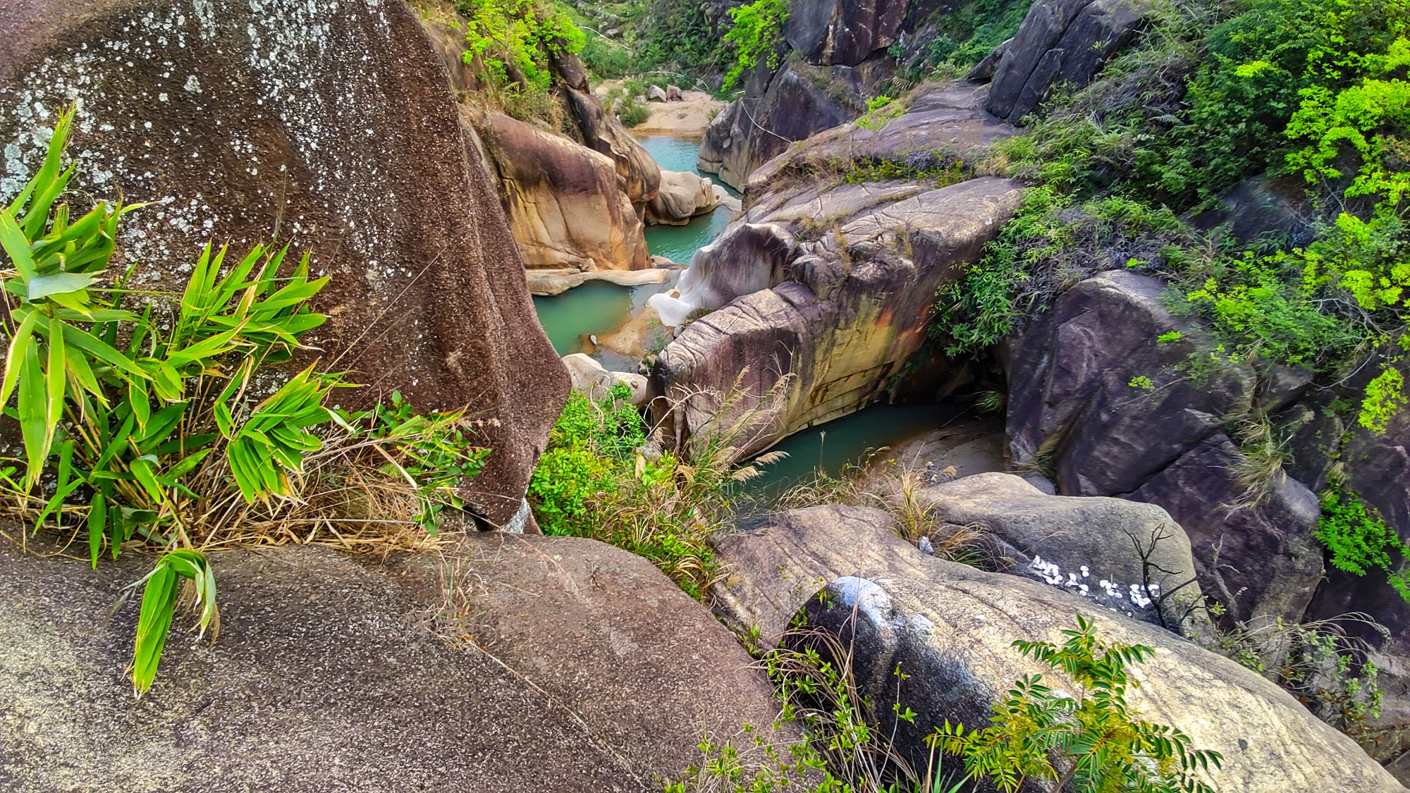 揭阳市玉湖镇坪上村瀑布,揭东区玉湖镇坪上村石场