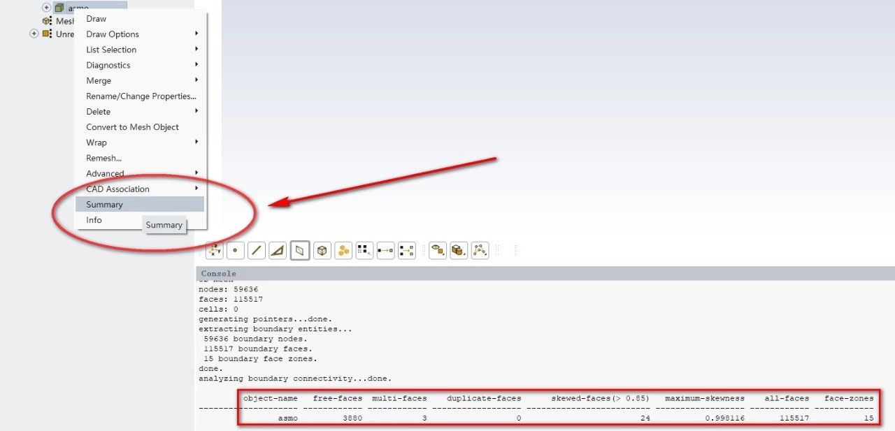 fluentmeshing网格数量在哪看,fluentmesh如何查找有问题的网格