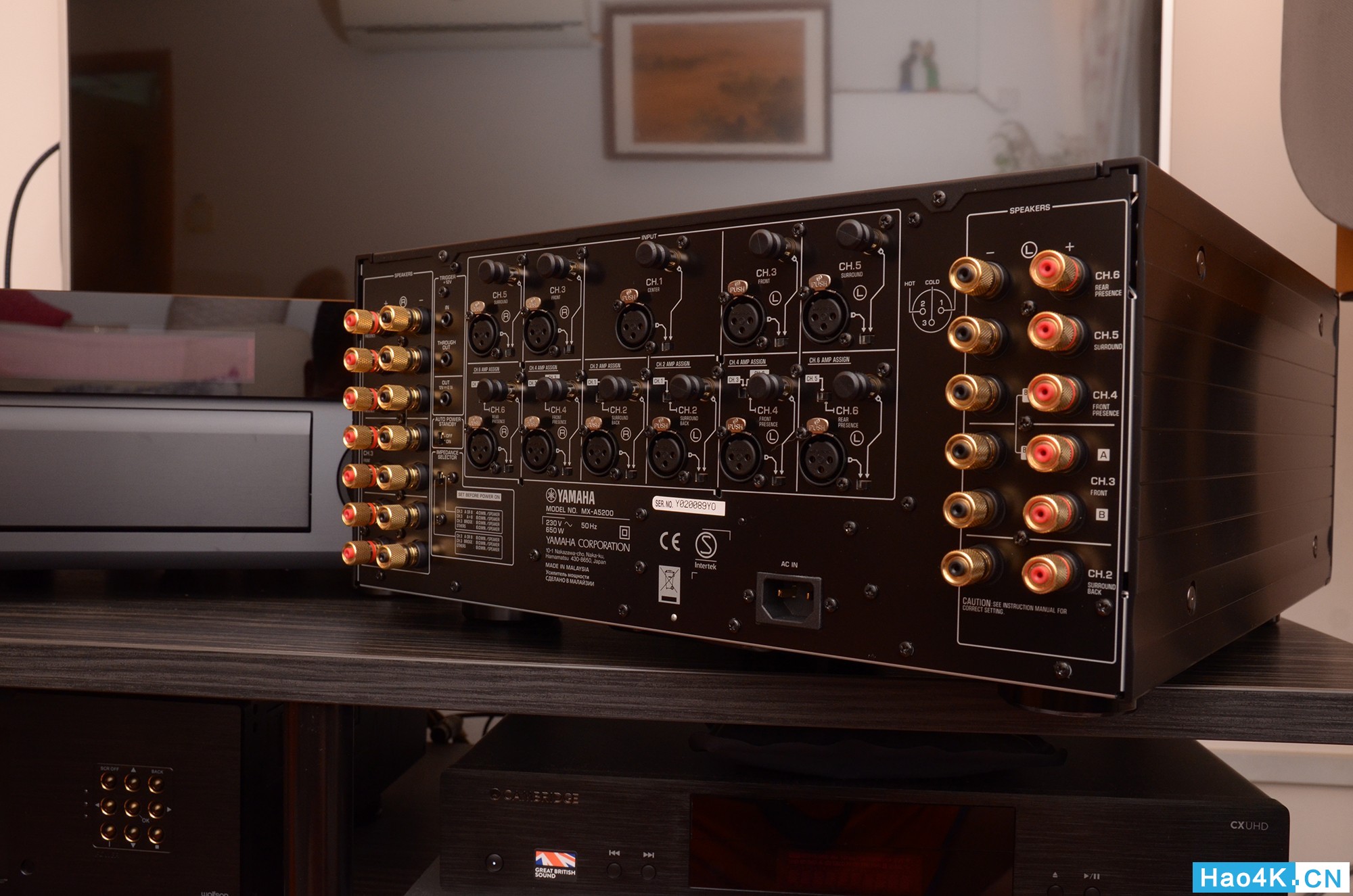 雅马哈CX-A5200+MX-A5200使用评测：有如置身于电影院的感受