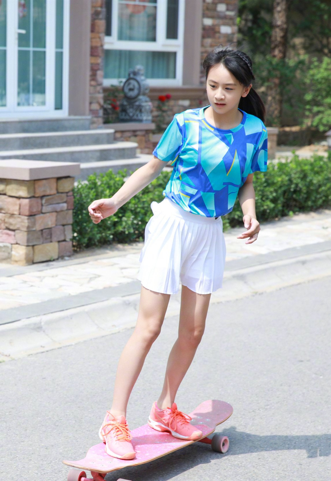 森碟穿搭合集,11岁森碟现身