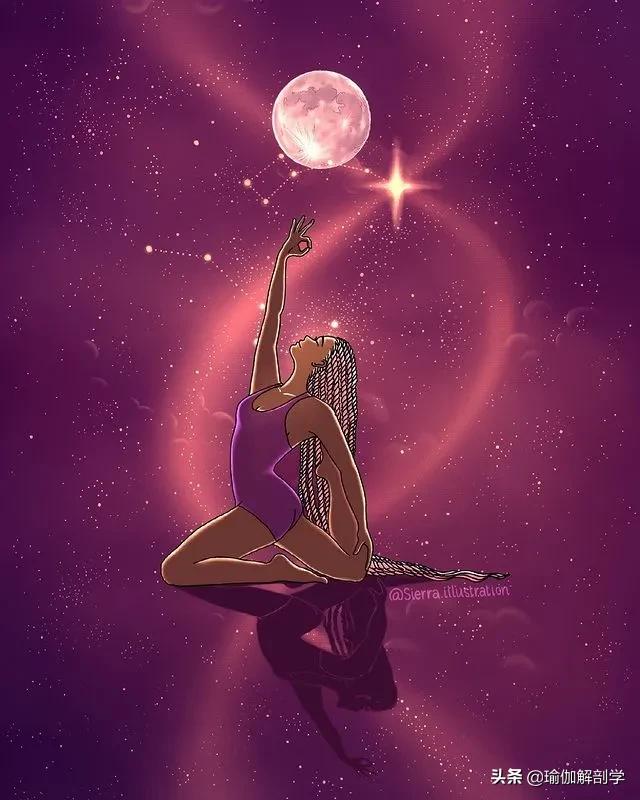 ins瑜伽漫画图片,瑜伽小人唯美漫画