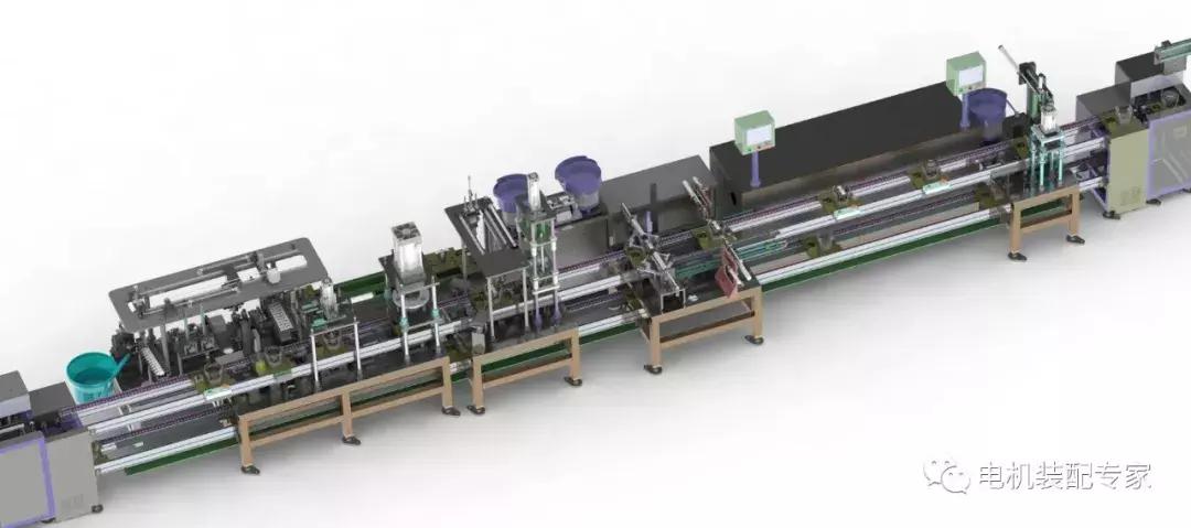 电机装配生产线定做,电机装配生产线安装流程