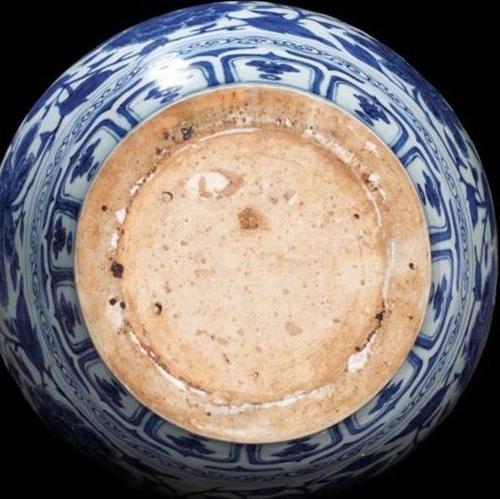 一招鉴定元青花真品必须有火石红,元青花小罐瓷器底足鉴定方法