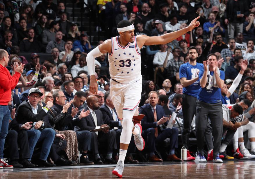 恩比德38分76人战绩联盟第一,恩比德空砍48分76人连胜终结