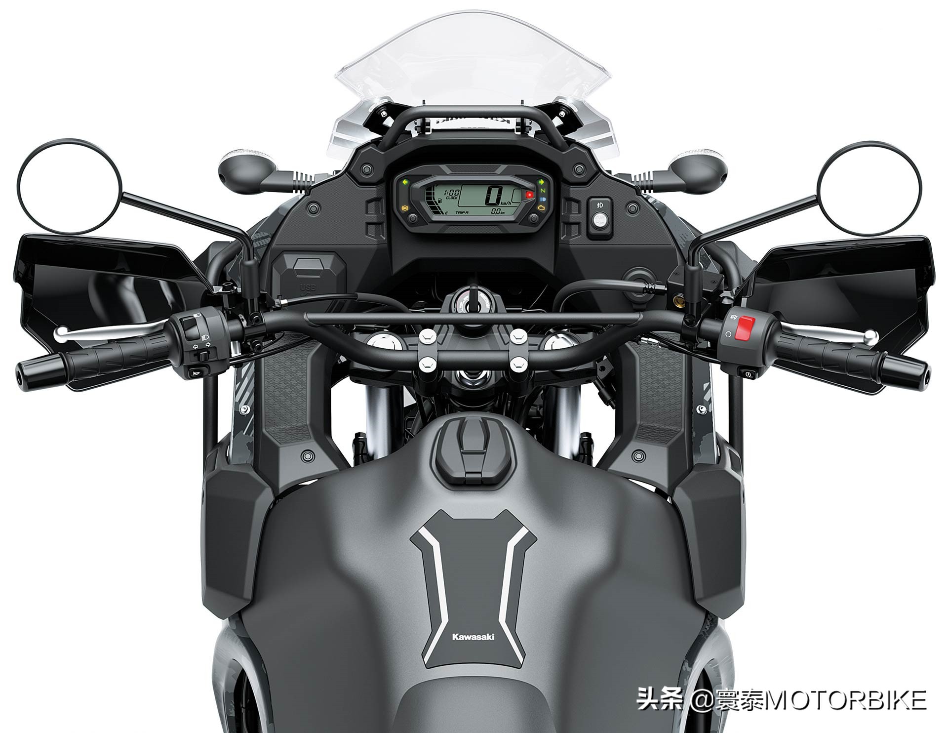 川崎KLR650“重装”回归！成为大单缸拉力车阵中一枝独秀
