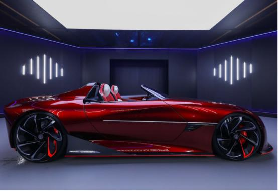 mg首款纯电敞篷跑车首度亮相欧洲,mg跑车最新款