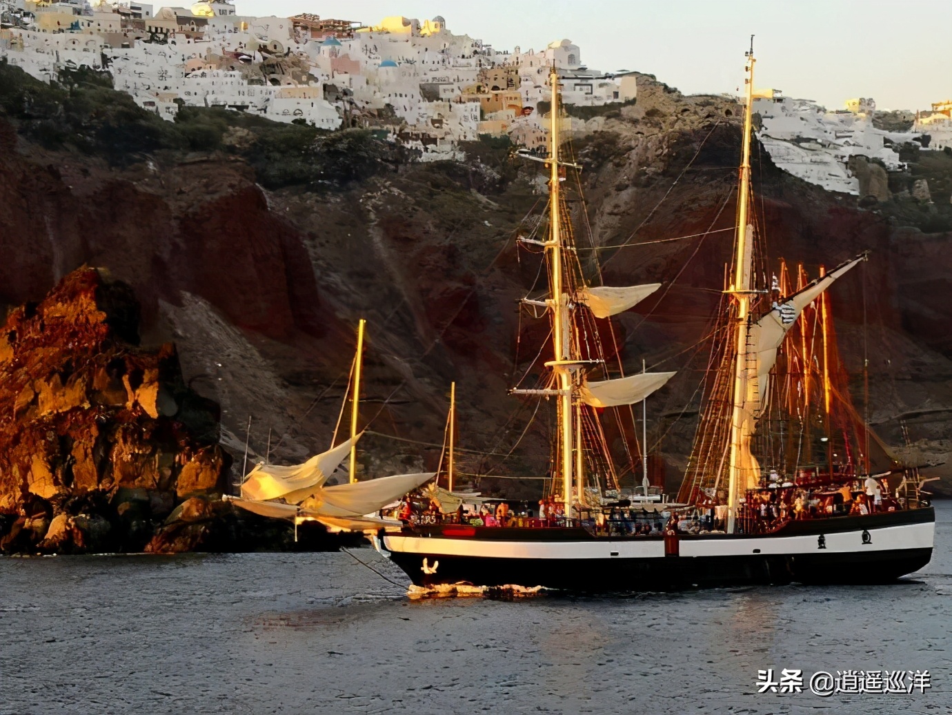 希腊圣托里尼自驾游,希腊旅游胜地圣托里尼