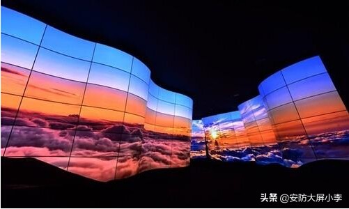 东明裸眼3d大屏,oled柔性拼接屏