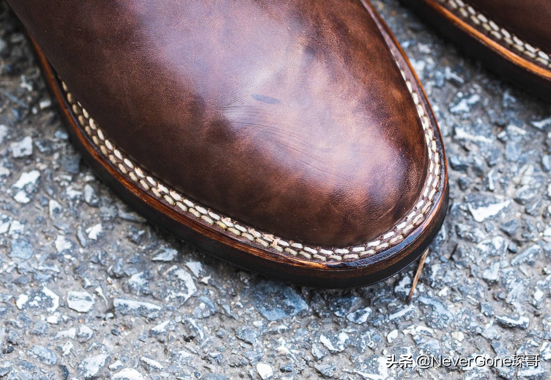 一双少见但高端的电工雨鞋——Viberg2060马皮工程师