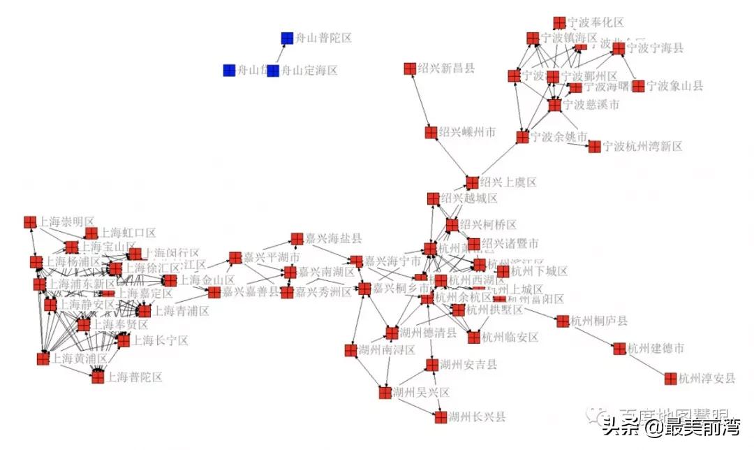 沪杭嘉绍舟,谁与宁波关系最铁?百度大数据眼里的环杭州湾大湾区