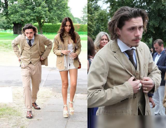 贝克汉姆的三个儿子有什么时尚,贝克汉姆大儿子不一样时尚