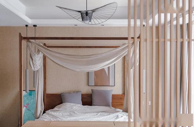 原木风吊顶效果图客厅简约,简约原木风