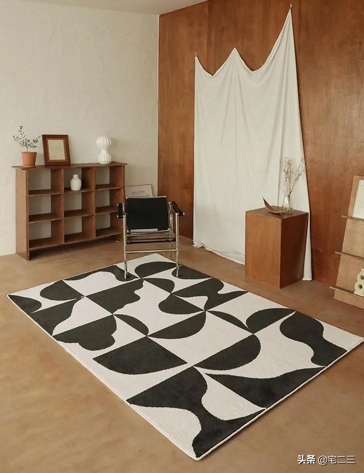房间地毯推荐博主,国外博主的家地毯