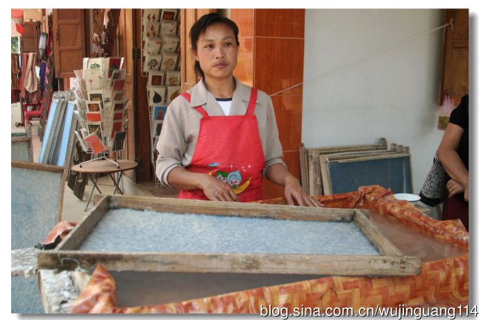 老挝最值得买的纪念品,老挝手工纸工艺品