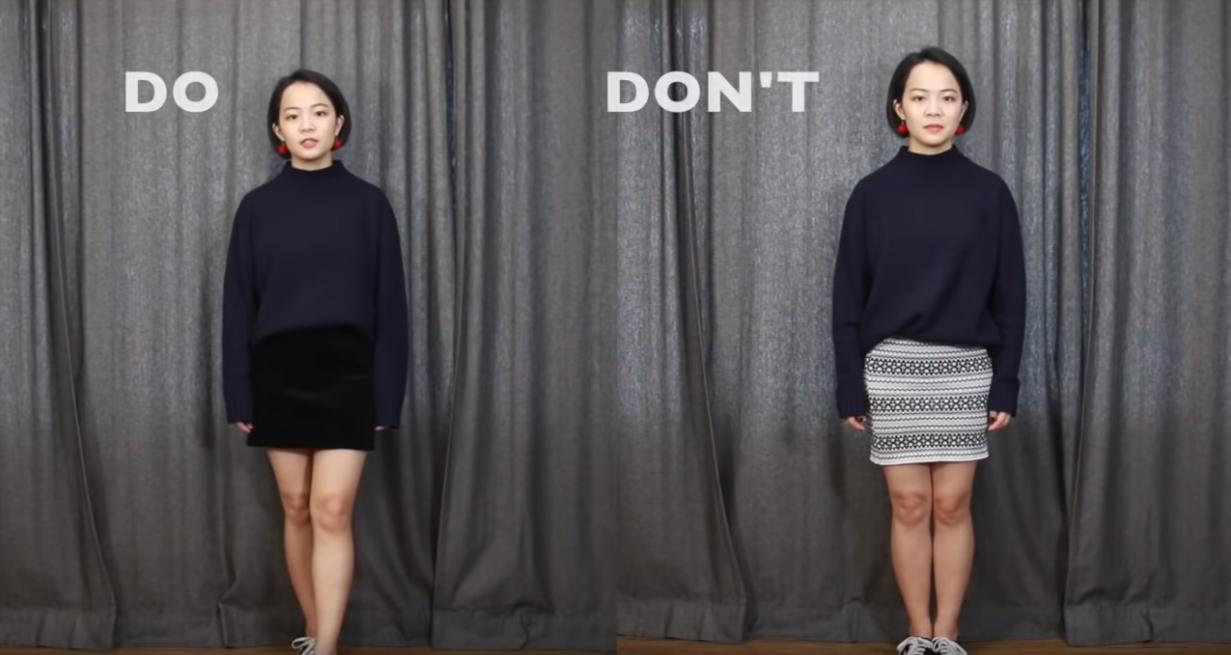 宽骨盆怎样穿搭,自信起来吧