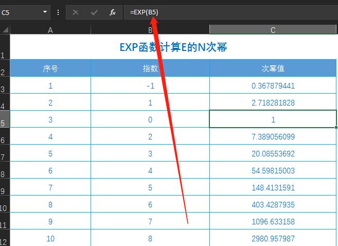 excel中exp函数如何输入底数,excel函数pv公式
