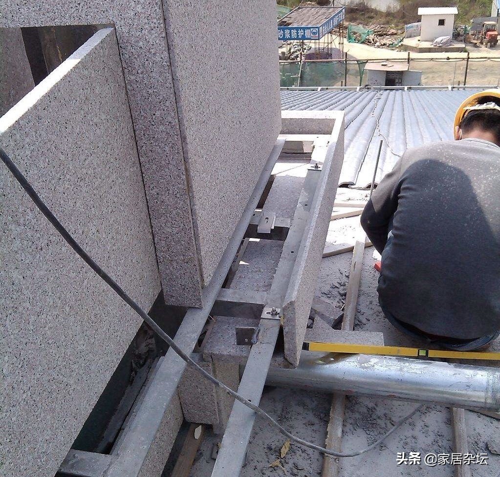 外墙干挂石材施工全过程详细讲解,外墙干挂石材什么时候开槽