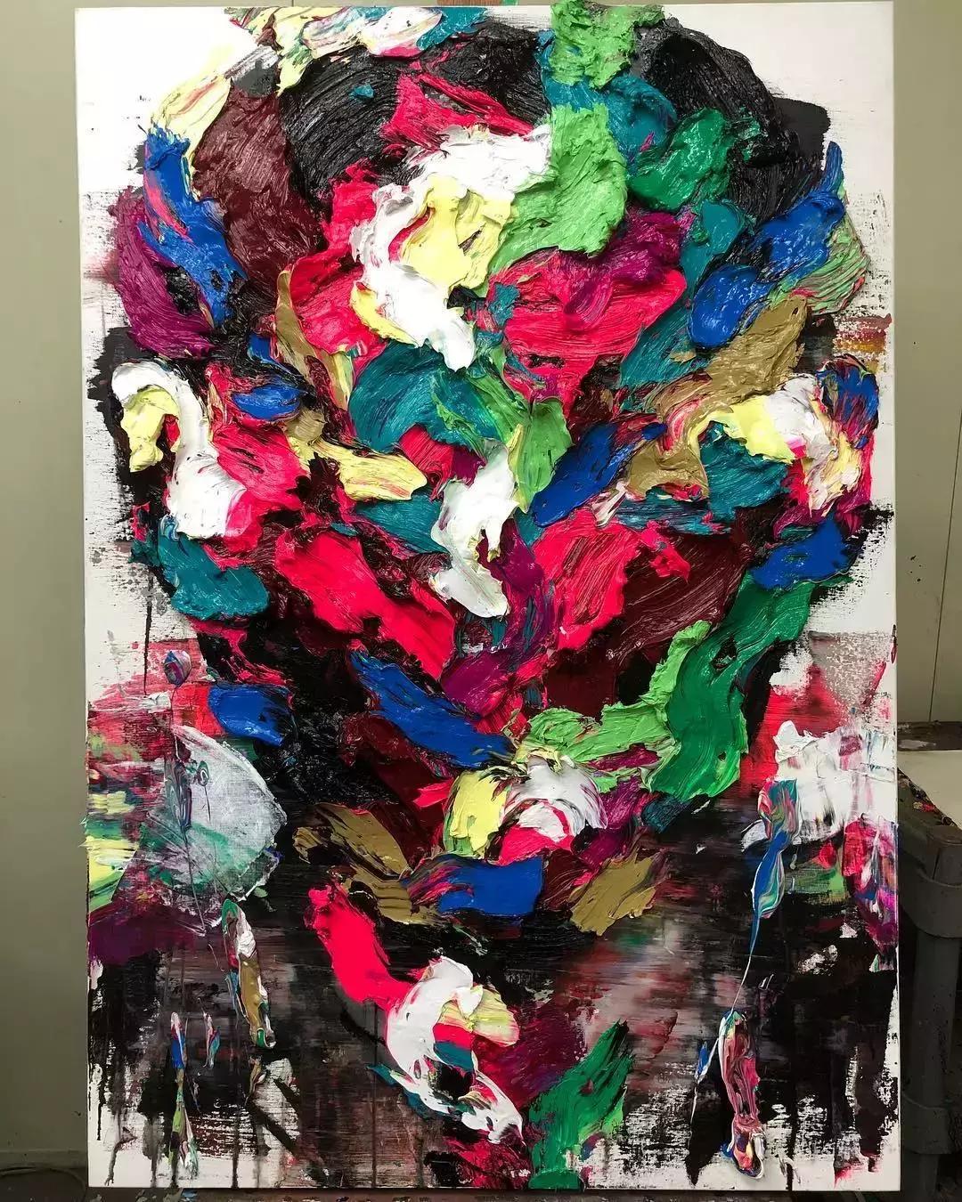 厚画的魅力！韩国shinkwangho用有张力的作品直击眼球！！！