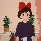 魔女宅急便微信头像,魔女宅急便情侣头像一左一右