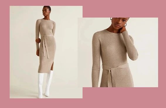 热销爆款必buy单品,秋冬连衣裙显瘦遮肚子外穿