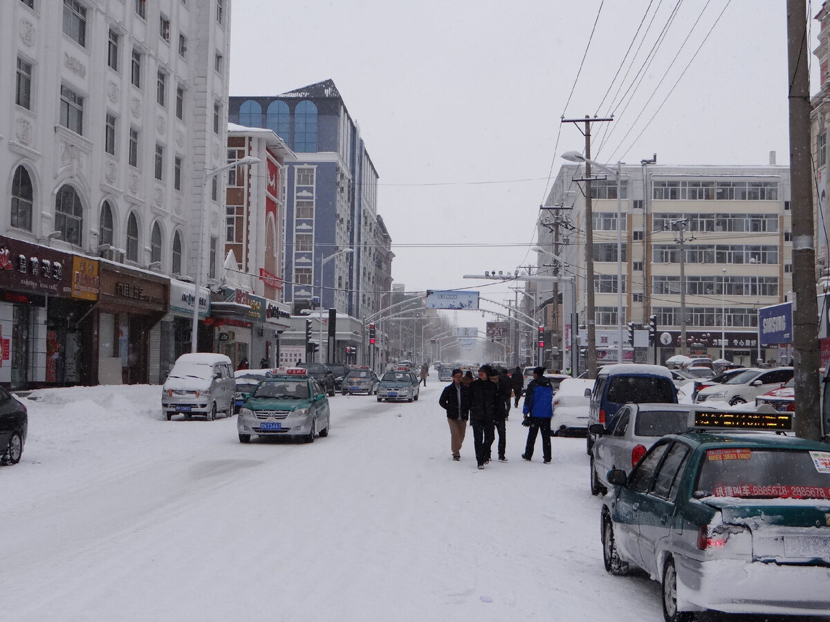 俄罗斯海兰泡市和中国黑河,黑河与海兰泡边境