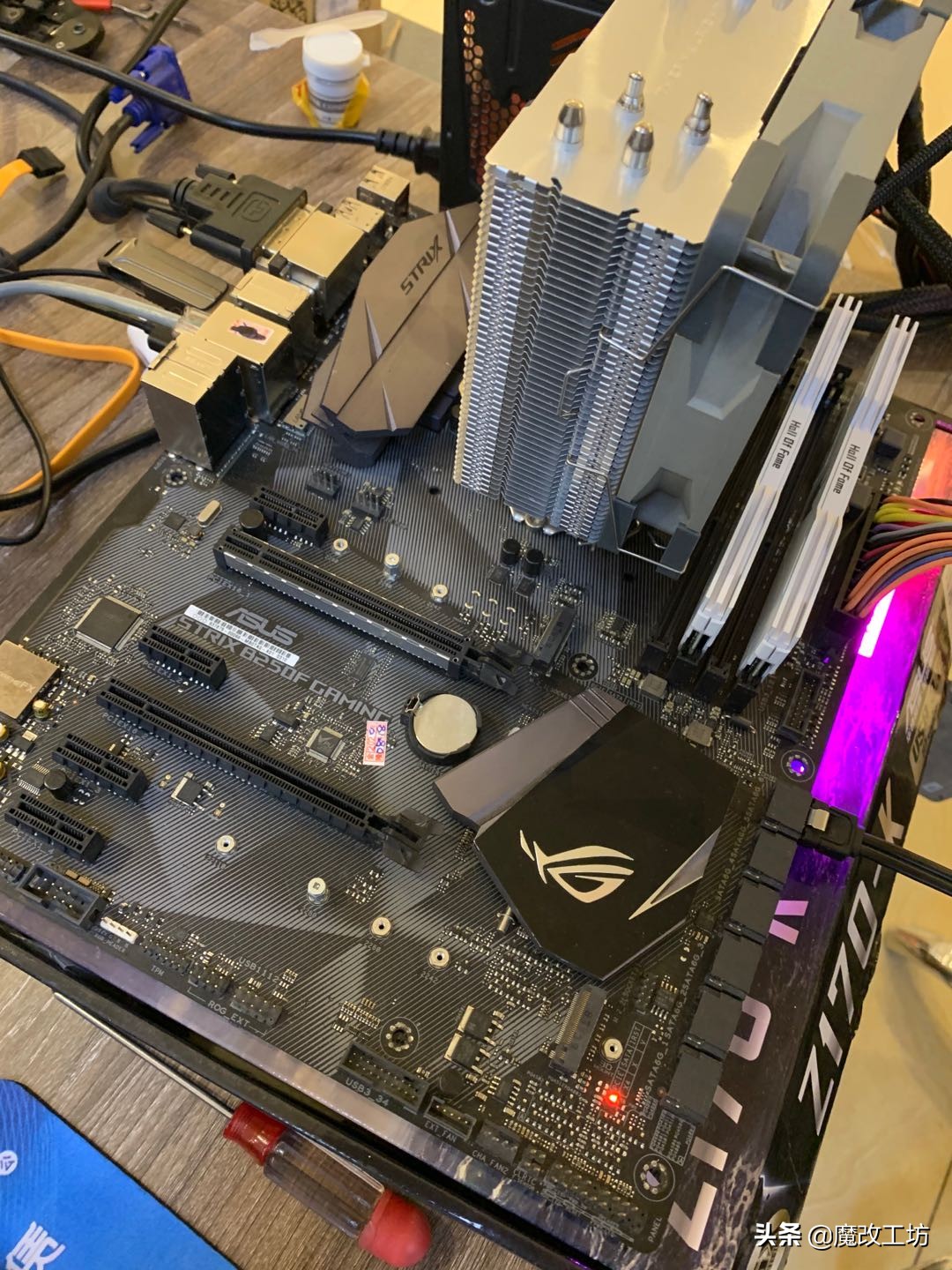 300块魔改卡,华硕b250ma魔改至强