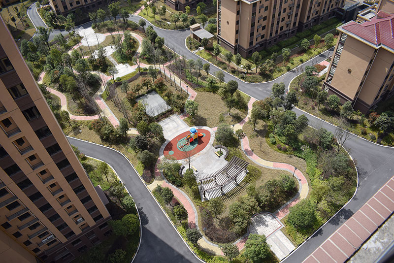 实探楼盘园林实景,山水如画宜昌楼盘周边规划