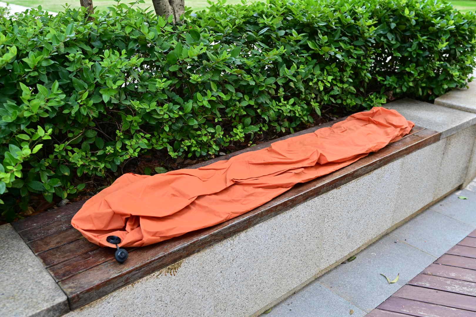 把床装进包里,想躺就躺!反射镜面充气床