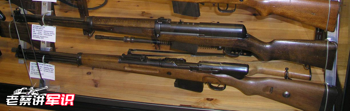 二战半自动步枪sks56,二战德国stg44自动步枪