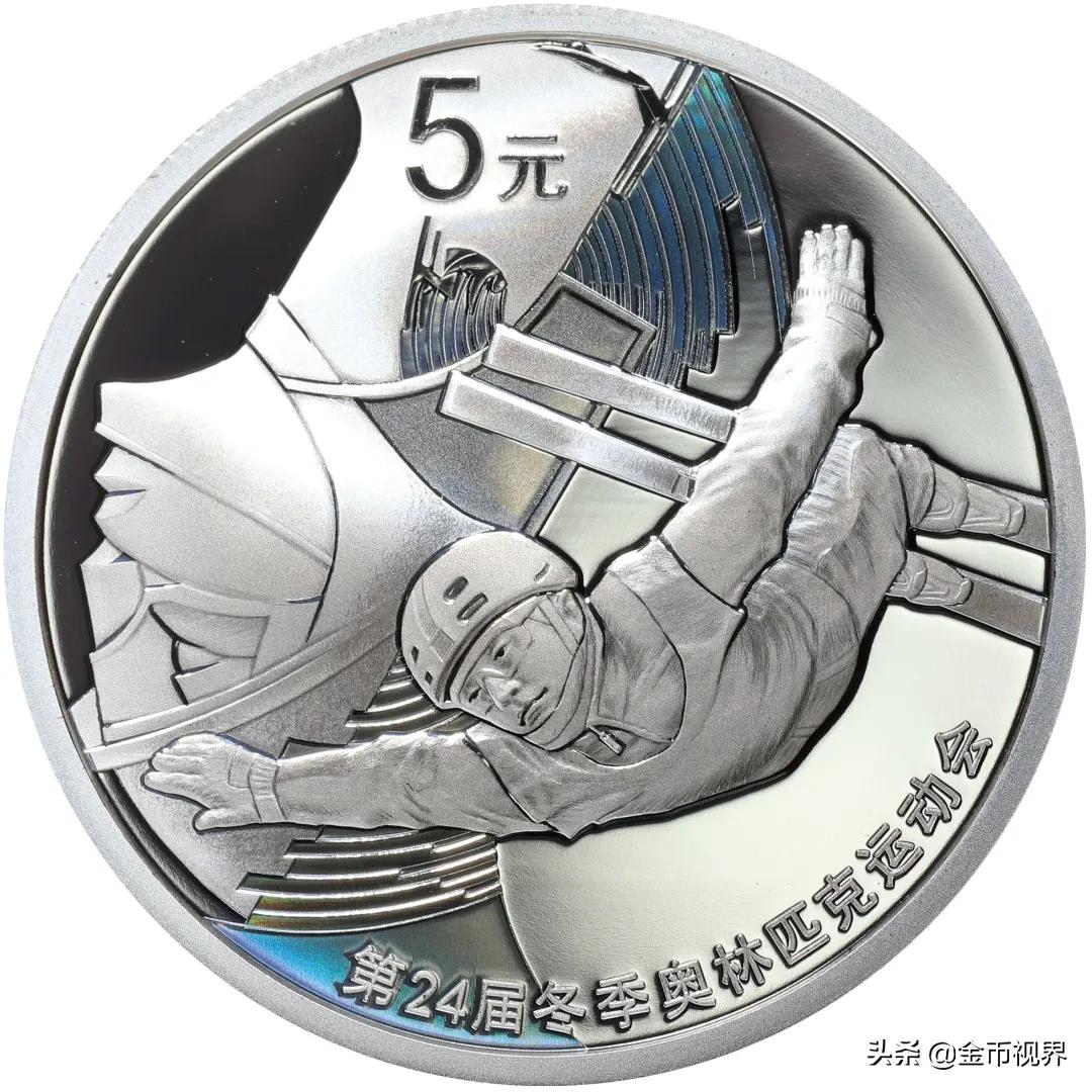 冬奥熊猫币40周年纪念1克金30克银,冬奥熊猫币40周年