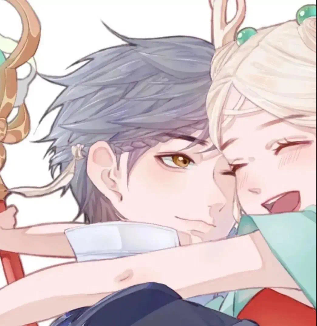 王者荣耀猴子和露娜的情侣头像,情侣头像王者荣耀西施东方曜