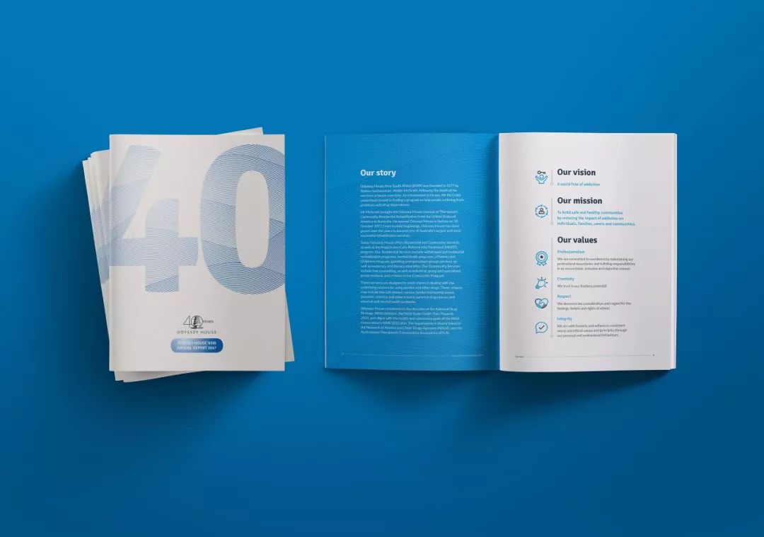 简约大气的企业宣传册／画册设计精选