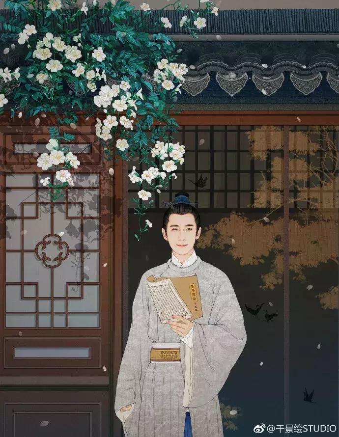 100张绝美古风女手绘简单铅笔,古风6-12岁手绘漫画人物超简单