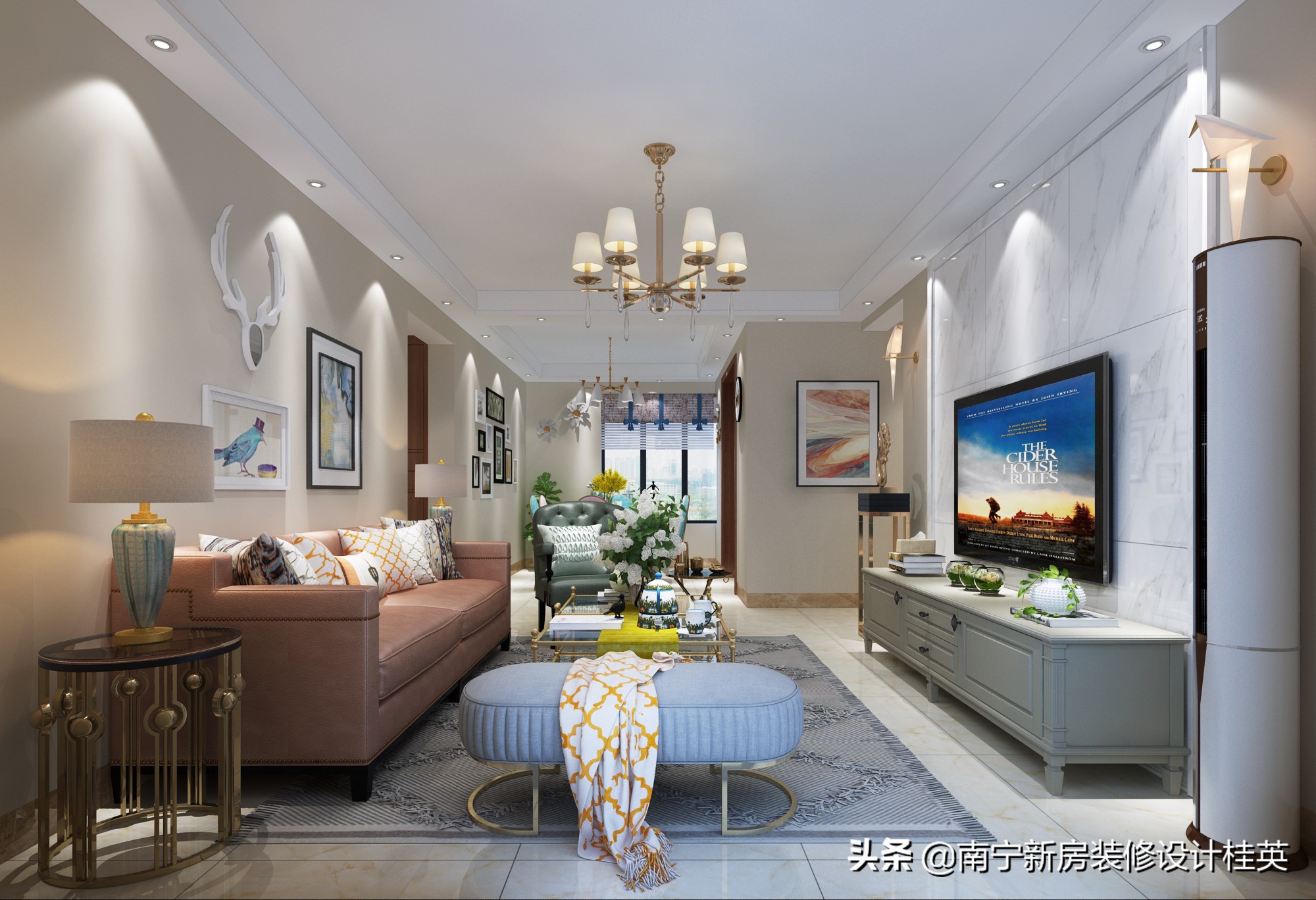 荣和悦澜山户型装修,荣和澜山府127装修效果图