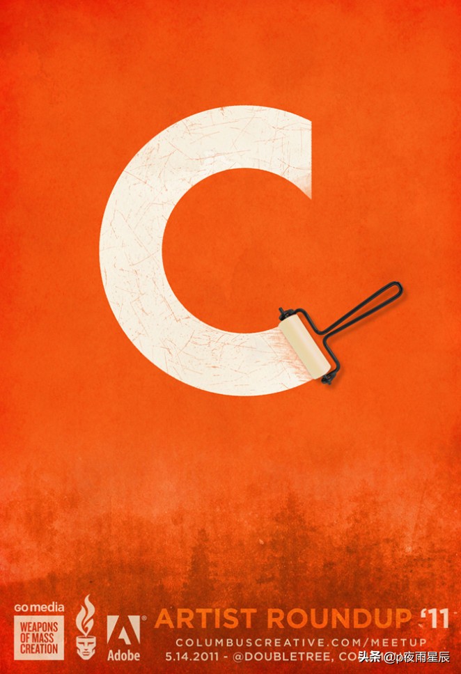 30秒教你设计6张海报,100个海报设计小技巧