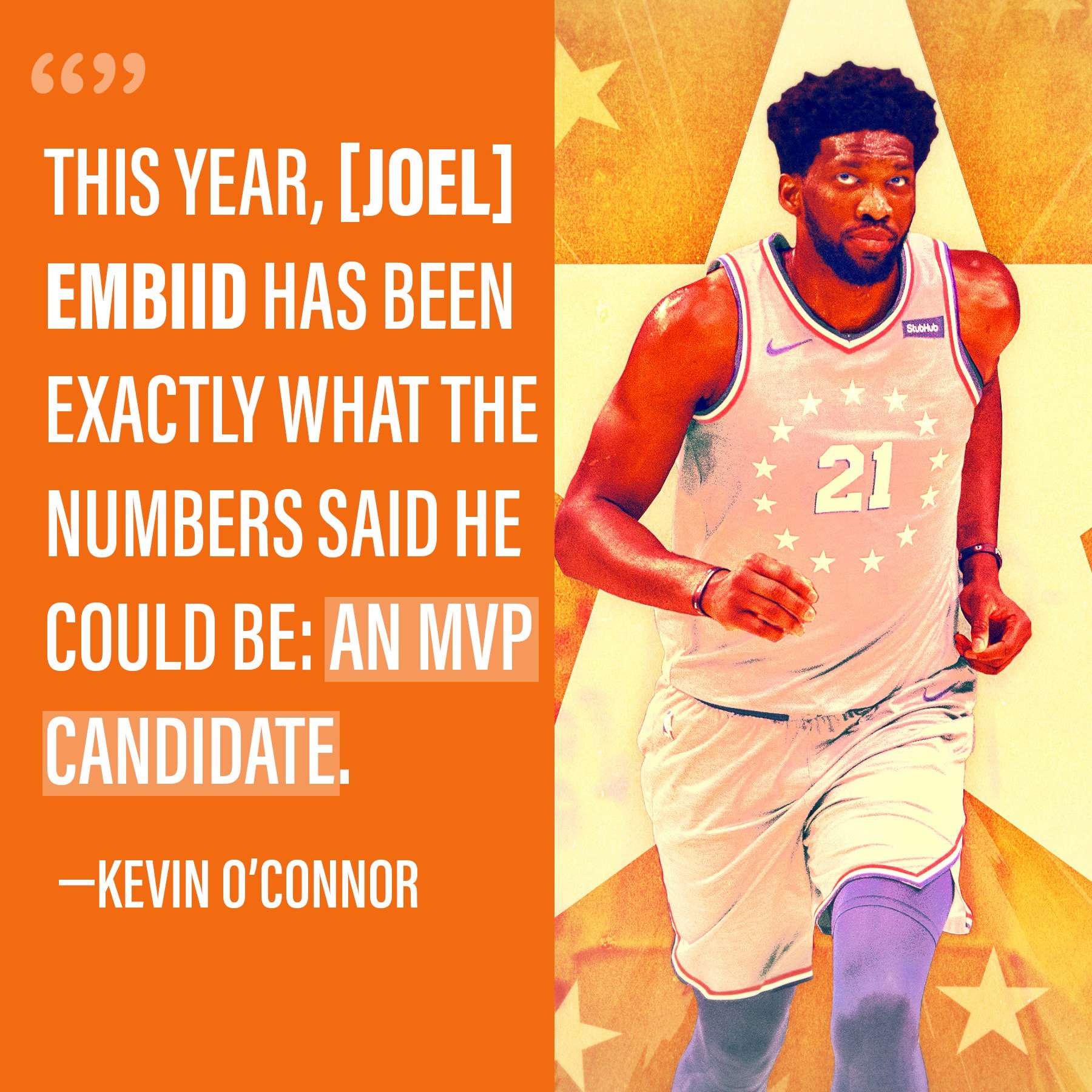 恩比德得mvp时候的队友,大帝恩比德和奥尼尔