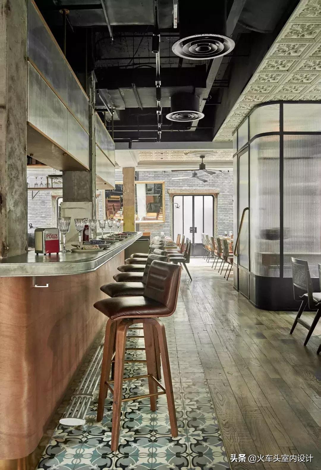 法式酒馆效果图,又潮又高端的酒馆设计