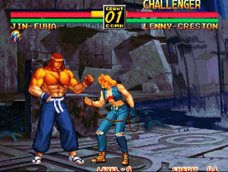 街机格斗游戏龙虎之拳,街机龙虎之拳