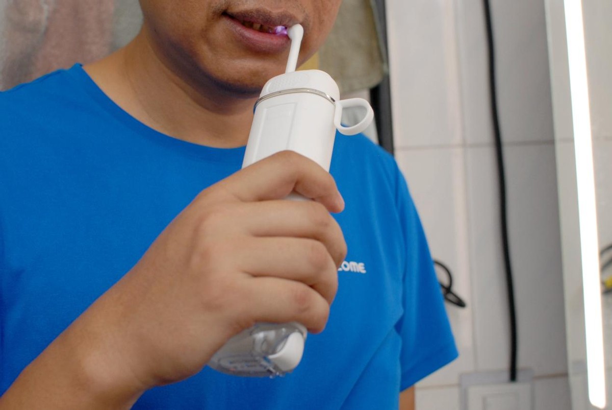 小米有品智能伸缩电动冲牙器,小米折叠冲牙器