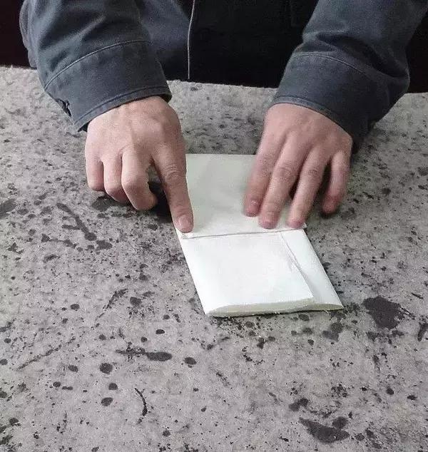 书法对联折纸方法图解,四个字书法折纸方法