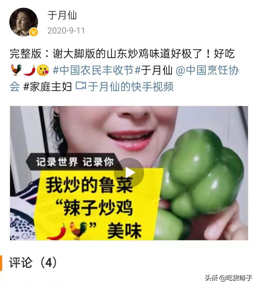 谢大脚小鸡炖蘑菇,谢大脚铁锅炖