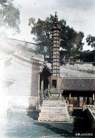 老照片1928年山西省五台山旧貌,忻州五台山影像