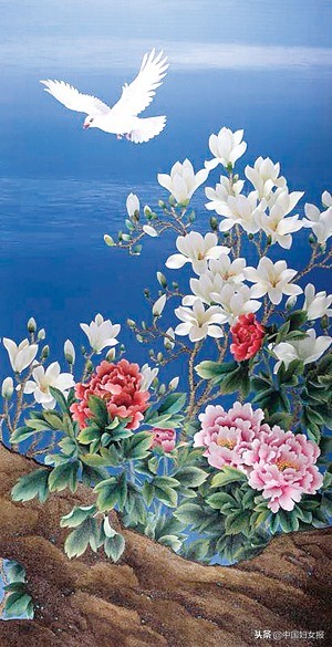 姚建萍苏绣玉兰飘香,姚建萍苏绣作品玉兰飘香