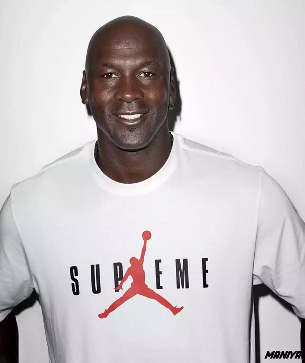 supreme乔丹联名红色鞋子,supremexairjordan1