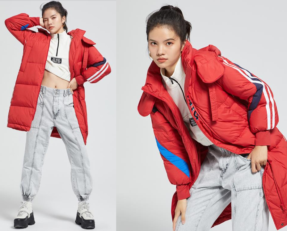 今冬流行一种减龄穿法卫衣羽绒服,卫衣款羽绒服怎样穿搭