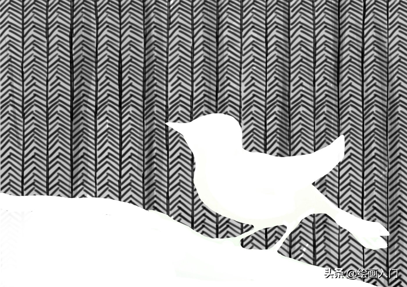 可爱温馨的手绘风插画,色彩鲜艳线条简单的插画