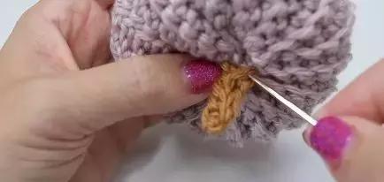 南瓜储物盒钩针教程,小南瓜卡子钩针教程