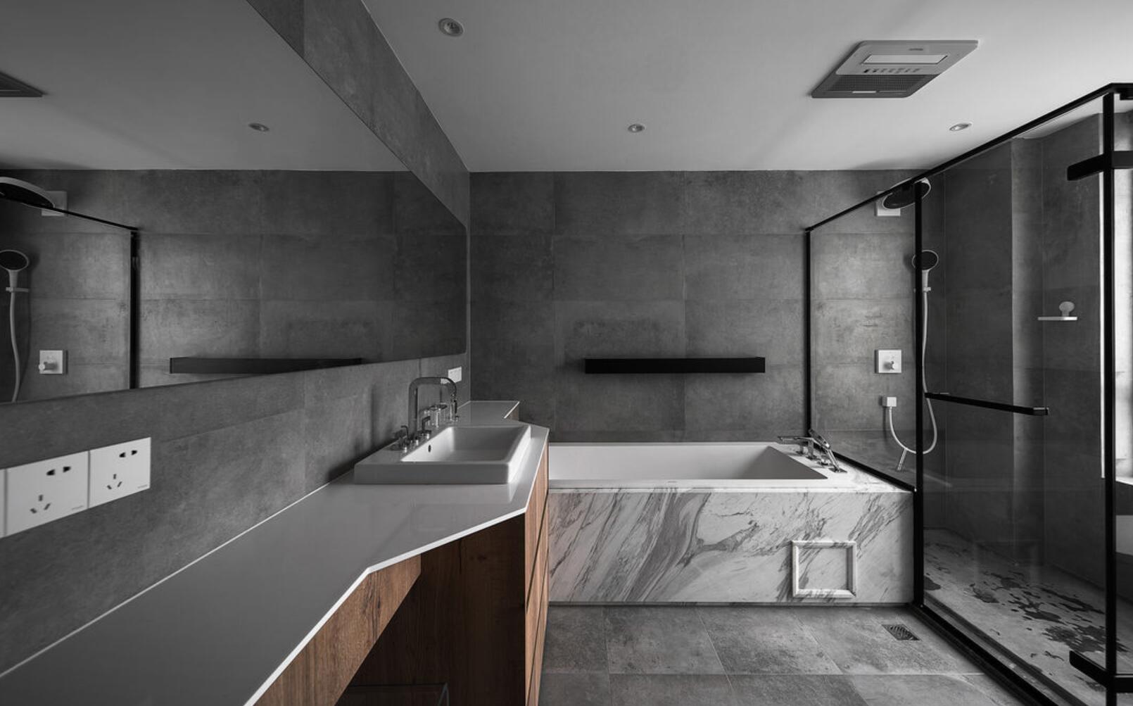 主卧过道型衣帽间设计,过道2.5米设计个衣帽间