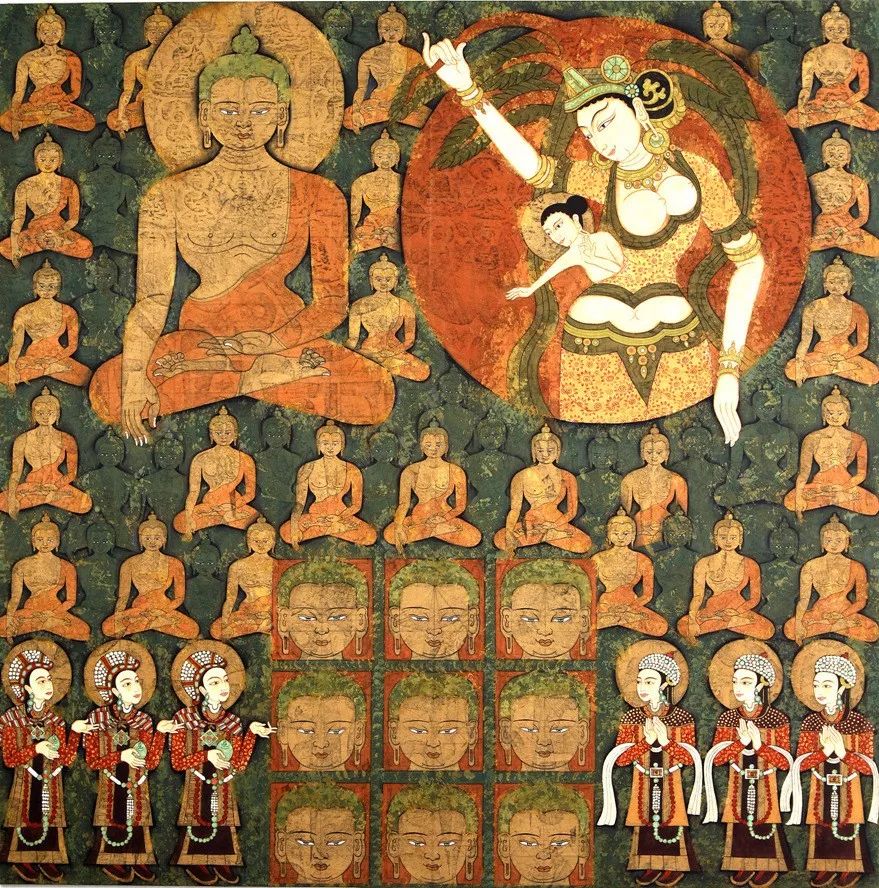 尼泊尔手绘唐卡和西藏唐卡区别,尼泊尔唐卡和藏区唐卡的价格